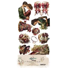   Alchemy of Art Kivágóív 6"x12" (15cm x 30 cm) - Melody of the Heart -  - Extras to Cut Set (1 csomag)