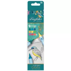  Spectrum Noir Akvarell filctoll készlet  - Kingfisher Collection - TriColour Aqua Markers (3 db)