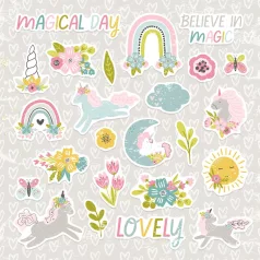   Memory Place Kivágatok - Magical Wonders - Ephemera (1 csomag)