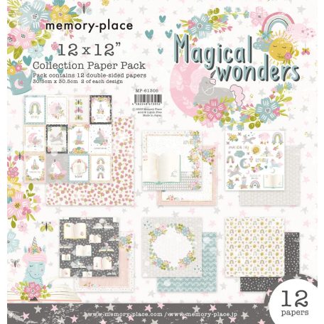 Memory Place Papírkészlet 12" (30 cm) - Magical Wonders - Collection Paper Pack (12 lap)