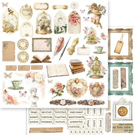 Memory Place Papírkészlet 12" (30 cm) - Cherished Elegance - Collection Paper Pack (12 lap)