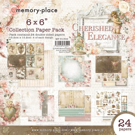 Memory Place Papírkészlet 6" (15 cm) - Cherished Elegance - Collection Paper Pack (24 lap)