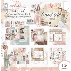   Memory Place Papírkészlet 12" (30 cm) - Good Life Bliss - Collection Paper Pack (12 lap)