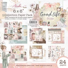   Memory Place Papírkészlet 6" (15 cm) - Good Life Bliss - Collection Paper Pack (24 lap)