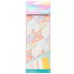   We R Makers Könyvgerinc ragasztócsíkkal - Binding Spine - Floral - Thermal Cinch (6 db)