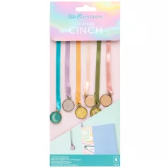   We R Makers Könyvjelző - Bookmarks - Charms - Thermal Cinch (6 db)