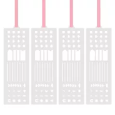   We R Makers Könyvjelző - Bookmarks - Stencils - Thermal Cinch (4 db)