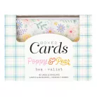 American Crafts Üdvözlőlap készlet - Bea Valint - Poppy and Pear - Boxed Cards (1 csomag)