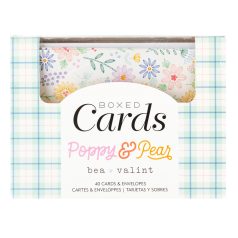   American Crafts Üdvözlőlap készlet - Bea Valint - Poppy and Pear - Boxed Cards (1 csomag)