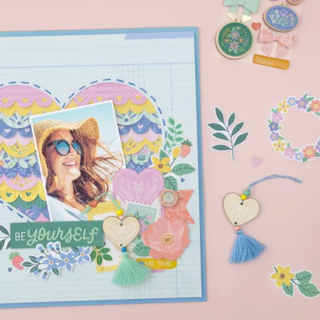 American Crafts Díszítőelem - Bea Valint - Poppy and Pear - Kit - Gold Foil - Embellishment (1 csomag)