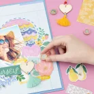 American Crafts Díszítőelem - Bea Valint - Poppy and Pear - Kit - Gold Foil - Embellishment (1 csomag)