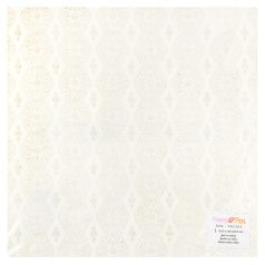   American Crafts Scrapbook papír 12" (30 cm) - Bea Valint - Poppy and Pear - Gold Foil - Vellum (1 ív)