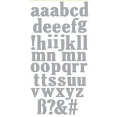   Vágósablon 5X10 cm - Lowercase alphabet - CE Dies (1 csomag)