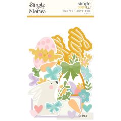   Simple Stories Kivágatok  - Simple Pages Pieces - Hoppy Easter (1 csomag)