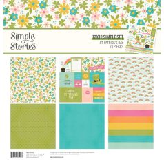  Simple Stories Scrapbook papírkészlet 12" (30 cm) - Collection Kit - St Patrick's Day (1 csomag)