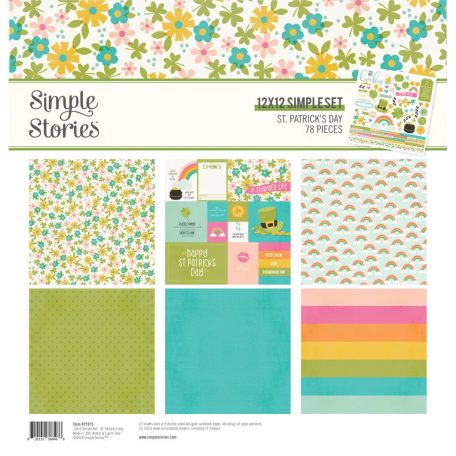 Simple Stories Scrapbook papírkészlet 12" (30 cm) - Collection Kit - St Patrick's Day (1 csomag)