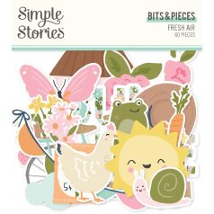   Simple Stories Kivágatok  - Bits & Pieces - Fresh Air (1 csomag)