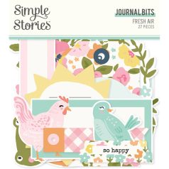   Simple Stories Kivágatok  - Journal Bits & Pieces - Fresh Air (1 csomag)