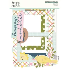   Simple Stories Chipboard  - Chipboard Frames - Fresh Air (1 csomag)
