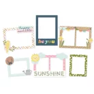 Simple Stories Chipboard  - Chipboard Frames - Fresh Air (1 csomag)