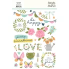 Simple Stories Matrica  - Rub-Ons - Fresh Air (2 ív)