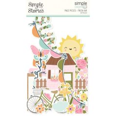   Simple Stories Kivágatok  - Simple Pages Pieces - Fresh Air (1 csomag)