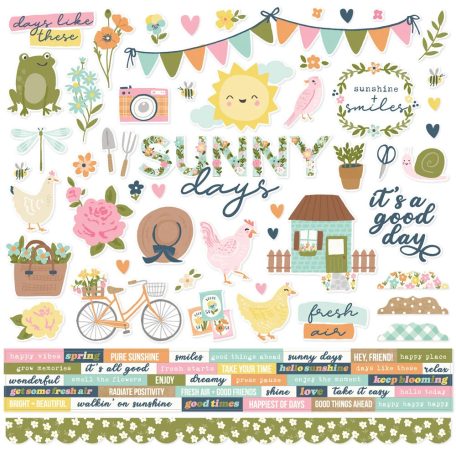 Simple Stories Scrapbook papírkészlet 12" (30 cm) - Collection Kit - Fresh Air (1 csomag)