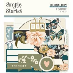   Simple Stories Kivágatok  - Journal Bits & Pieces - Remember (1 csomag)