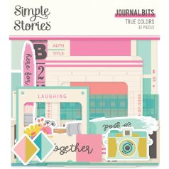   Simple Stories Kivágatok  - Journal Bits & Pieces - True Colors (1 csomag)