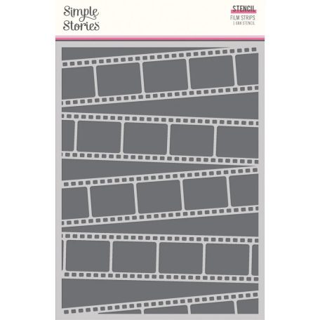 Simple Stories Stencil 6"x8" - Film Strips - True Colors (1 db)