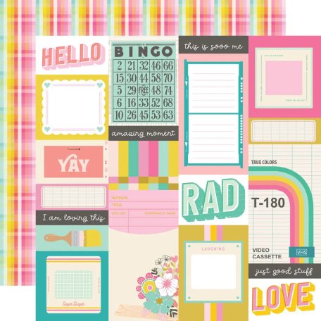 Simple Stories Scrapbook papírkészlet 12" (30 cm) - Collection Kit - True Colors (1 csomag)