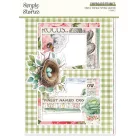 Simple Stories Chipboard  - Chipboard Frames - Simple Vintage Spring Garden (1 csomag)