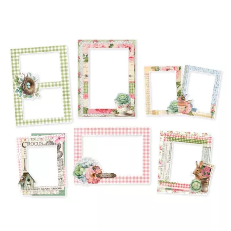 Simple Stories Chipboard  - Chipboard Frames - Simple Vintage Spring Garden (1 csomag)