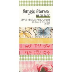   Simple Stories Dekorációs ragasztószalag  - Washi Tape - Simple Vintage Spring Garden (5 db)