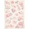 Stamperia Rizspapír A4 - Romance Forever - Backgrounds - Rice Paper (1 ív)