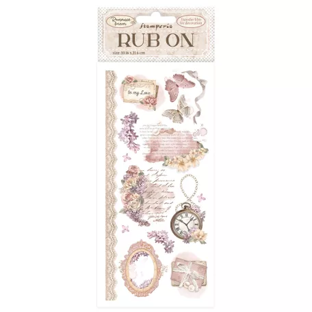 Stamperia Kaparós matrica Romance Forever - To My Love - Rub-On (1 ív)