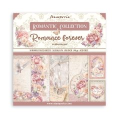   Stamperia Papírkészlet 8" (20 cm) - Romance Forever - Paper Pack (10 ív)