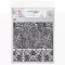 Ciao Bella Stencil 8" (20 cm) - Always & Forever - Love affair - Texture Stencil (1 db)
