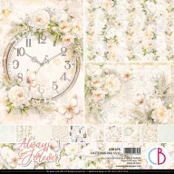   Ciao Bella Scrapbook papírkészlet 12" (30 cm) - Always & Forever - Patterns Pad (8 ív)
