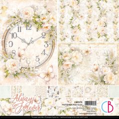   Ciao Bella Scrapbook papírkészlet 12" (30 cm) - Always & Forever - Patterns Pad (8 ív)