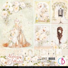   Ciao Bella Scrapbook papírkészlet 12" (30 cm) - Always & Forever - Paper Pad (12 ív)