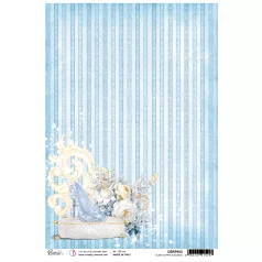   Ciao Bella Rizspapír A4 - Midnight Spell - Glass Slipper Elegance - Rice Paper (1 ív)