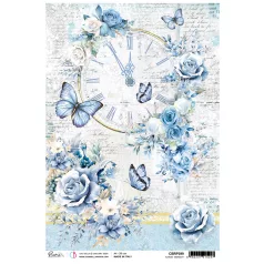   Ciao Bella Rizspapír A4 - Midnight Spell - Almost midnight - Rice Paper (1 ív)