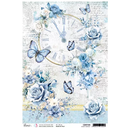 Ciao Bella Rizspapír A4 - Midnight Spell - Almost midnight - Rice Paper (1 ív)