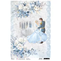   Ciao Bella Rizspapír A4 - Midnight Spell - Dream evening - Rice Paper (1 ív)