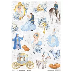   Ciao Bella Rizspapír A3 - Midnight Spell - Midnight spell characters - Rice Paper (1 ív)