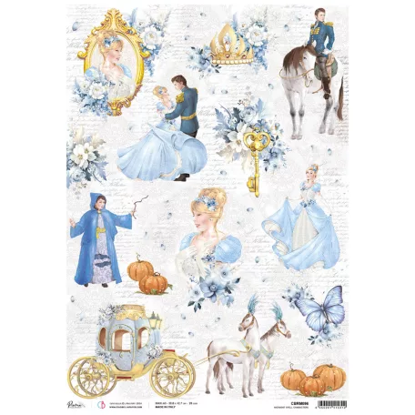 Ciao Bella Rizspapír A3 - Midnight Spell - Midnight spell characters - Rice Paper (1 ív)