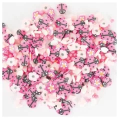   Marianne Design Díszítőelem rázóablakhoz - Shakables, Lucky blossoms - Shaker elements (1 csomag)