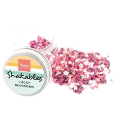   Marianne Design Díszítőelem rázóablakhoz - Shakables, Lucky blossoms - Shaker elements (1 csomag)