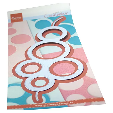 Marianne Design Vágósablon - Layout circles by Marleen - Creatable (1 csomag)